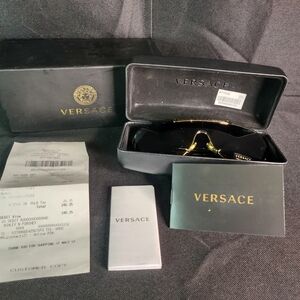 Versace Aviator Style Sunglasses